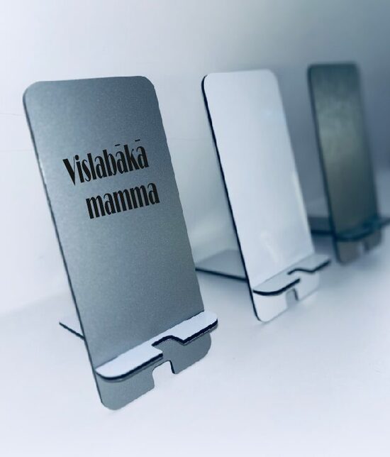 STAND PURE, telefona statīvs,  ar Jūsu izvēlētu dizainu, uzlīme